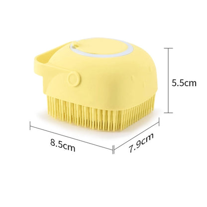 Esponja Dispenser de Silicone para Banho