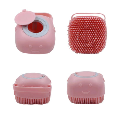 Esponja Dispenser de Silicone para Banho