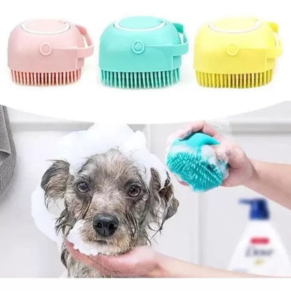 Esponja Dispenser de Silicone para Banho