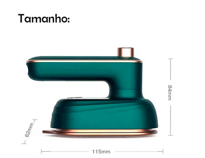 Mini Ferro de Passar Roupas à Vapor