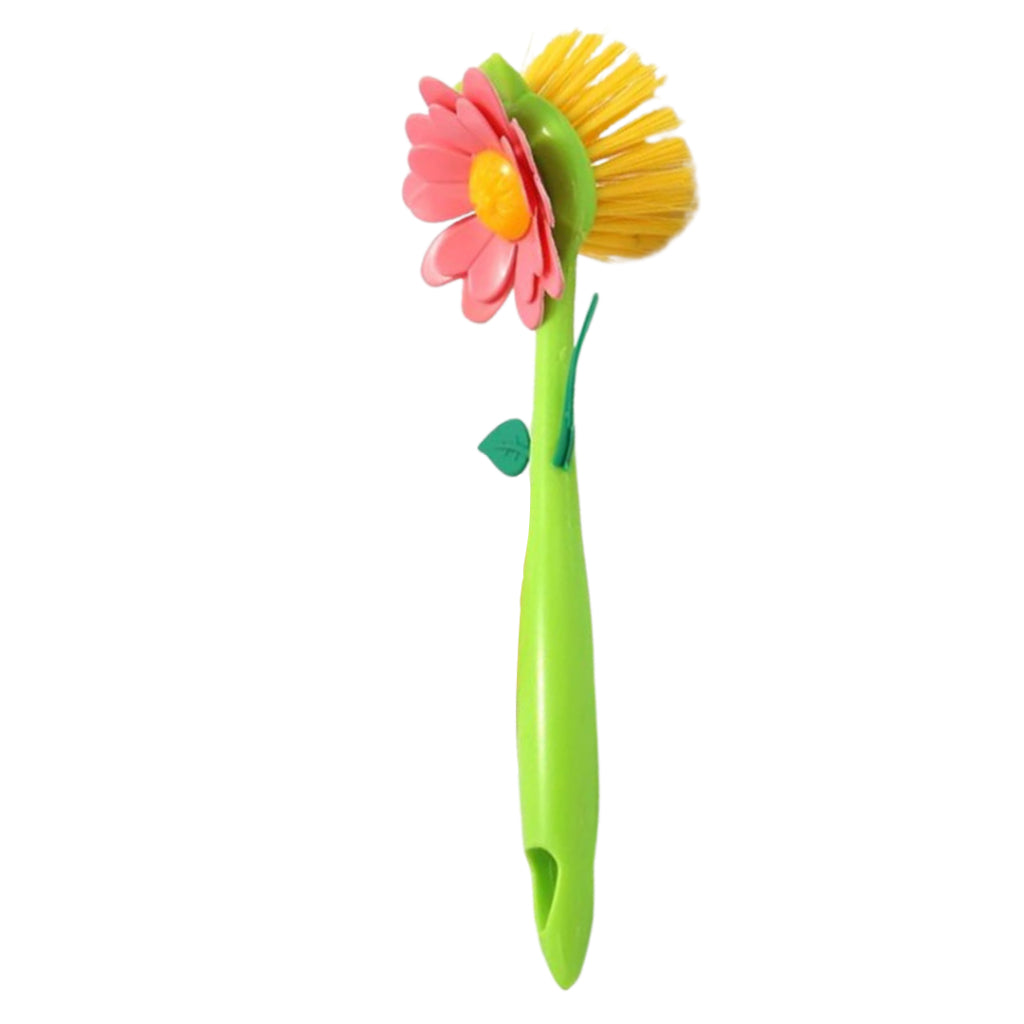Escova Plástica Suporte Margarida