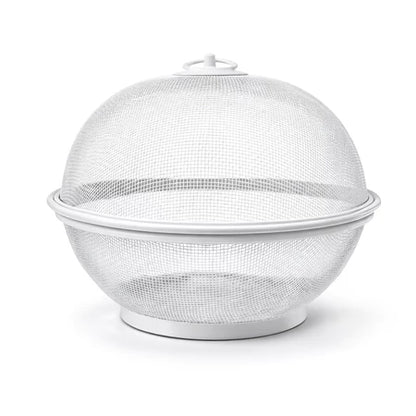 Fruteira Telada 26cm com Tampa – Proteção contra Insetos