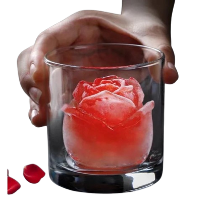 Molde Formato Rosa De Silicone 3D Para Gelo