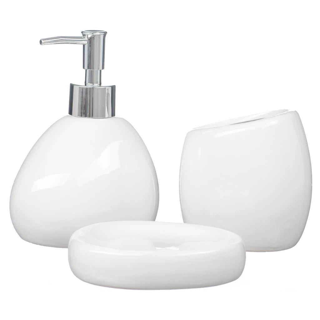 Trio Banheiro Lavabo Cerâmico