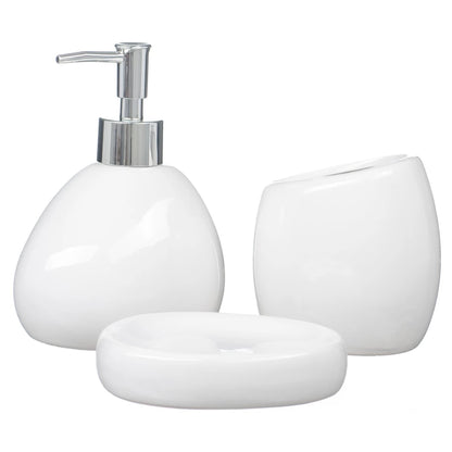 Trio Banheiro Lavabo Cerâmico
