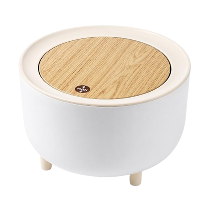 Mini Lixeira Multiuso de Mesa com Tampa – Compacta, Elegante e Funcional para Escritório, Cozinha e Lavabo