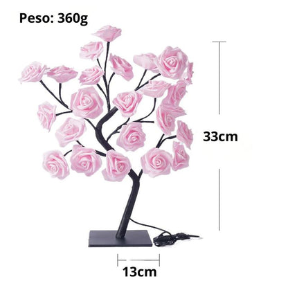 Luminária Rosas Brilhantes