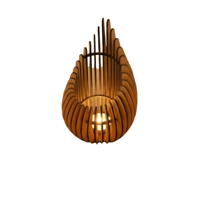 Luminária para Velas Decorativas em Madeira MDF (Kit)