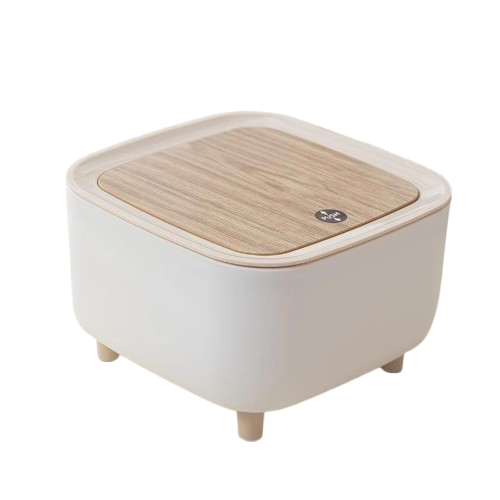 Mini Lixeira Multiuso de Mesa com Tampa – Compacta, Elegante e Funcional para Escritório, Cozinha e Lavabo