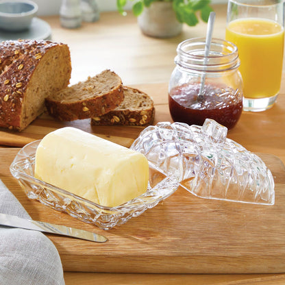 Manteigueira De Vidro Cristal Housee