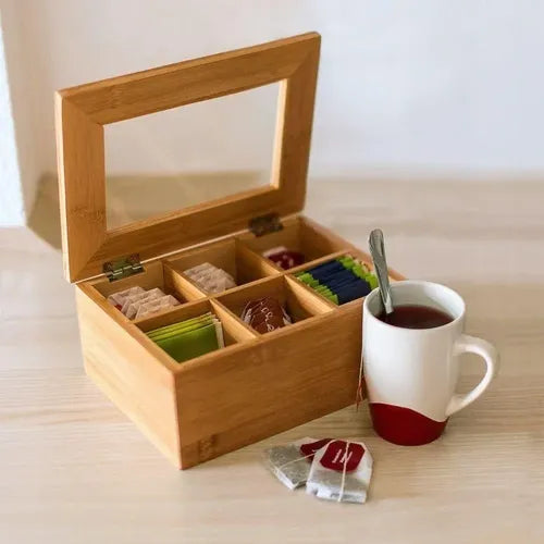 Caixa Organizadora Decorativa Multiuso Bambu