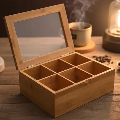 Caixa Organizadora Decorativa Multiuso Bambu
