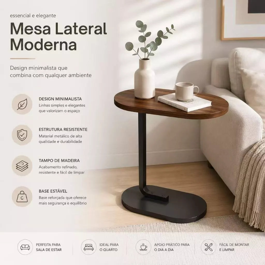 Mesa Lateral Multifuncional Housee
