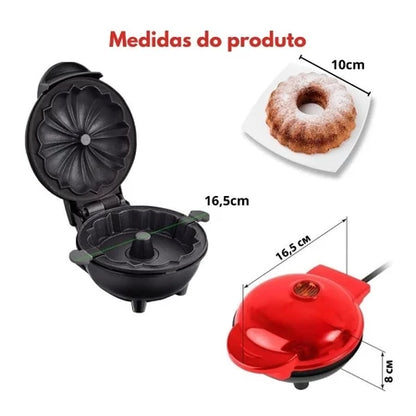 Mini Máquina Elétrica para Fazer Bolinhos – Compacta, Rápida e Prática
