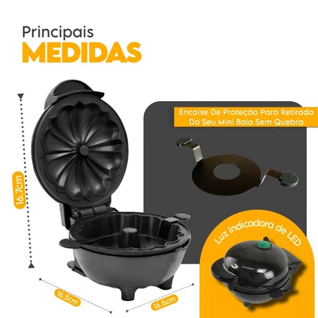 Mini Máquina Assadeira Elétrica Bolo