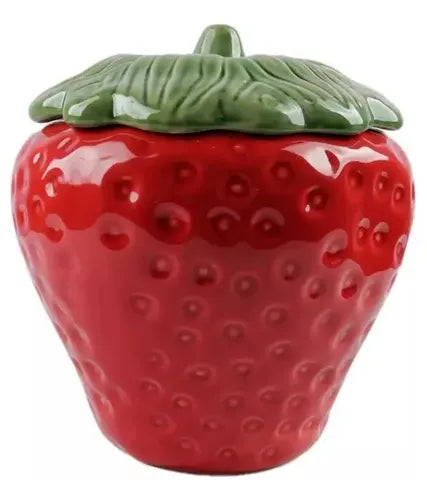 Compoteira Morango Cerâmico