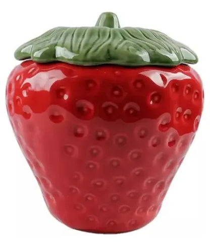 Compoteira Morango Cerâmico