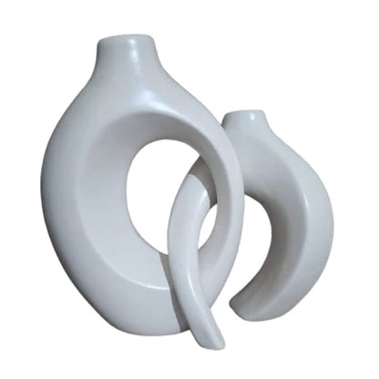 Conjunto Vaso Nórdico Decorativo