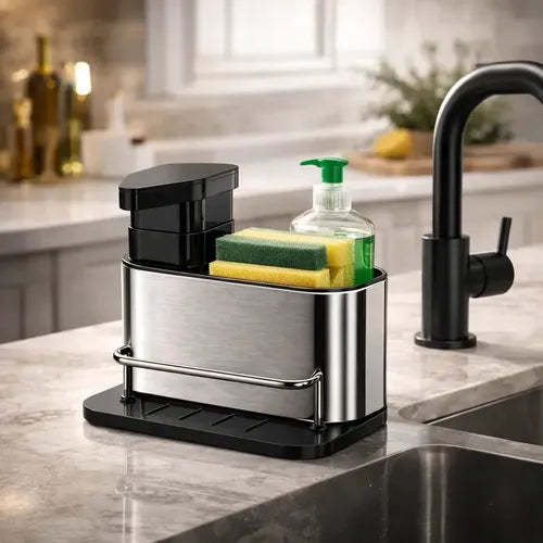 Dispenser de Detergente com Organizador
