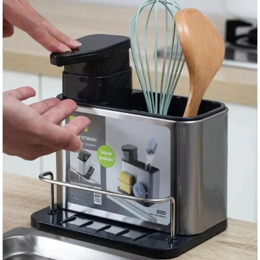 Dispenser de Detergente com Organizador