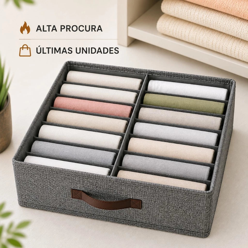 Organizador de Gavetas com Divisórias – Mais Ordem e Praticidade para suas Roupas e Acessórios
