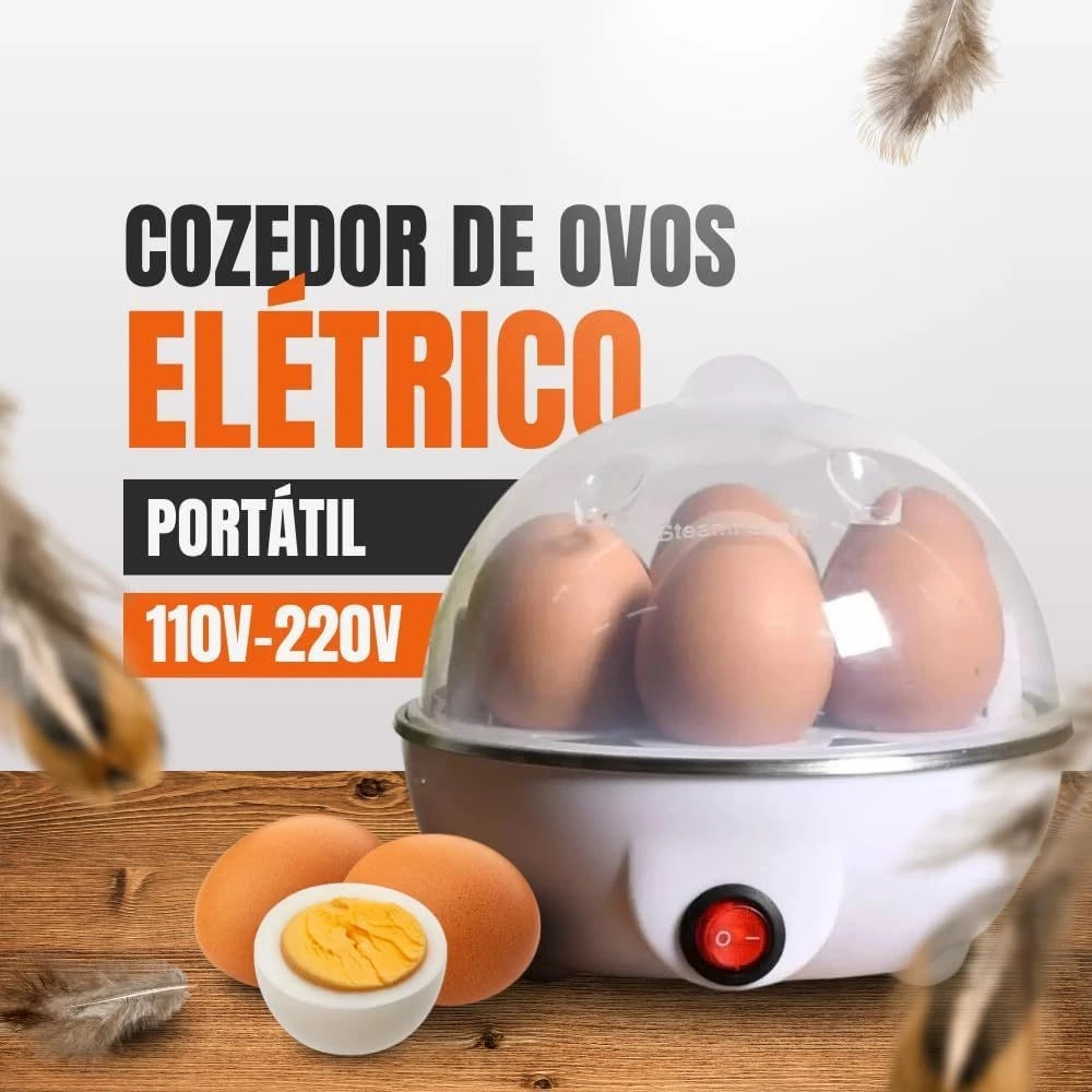 Cozedor de Ovos Elétrico à Vapor