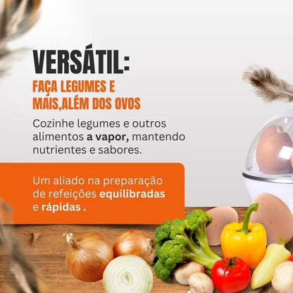 Cozedor de Ovos Elétrico à Vapor