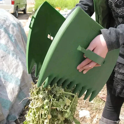 Pá Dupla para Jardinagem Premium – Kit com 2 Peças para Limpeza de Folhas e Jardim