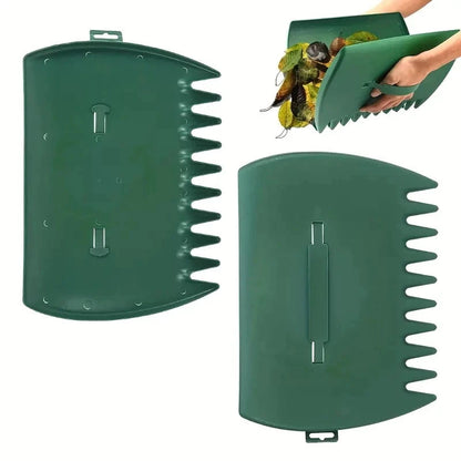Pá Dupla para Jardinagem Premium – Kit com 2 Peças para Limpeza de Folhas e Jardim