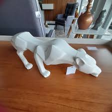 Escultura Pantera Cerâmica