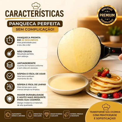 Panquequeira e Omeleteira Elétrica Antiaderente