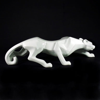 Escultura Pantera Cerâmica
