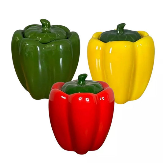 Porta Tempero Vegetal Cerâmica Housee