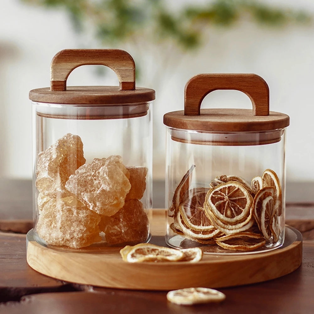 Potes Vidro Porta Alimentos Hermético Housee