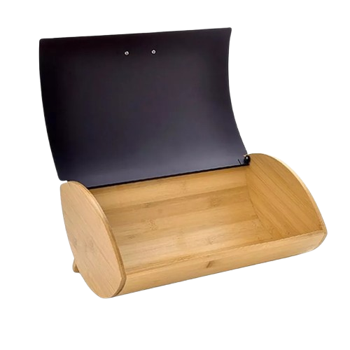 Porta Pão Bambu Metal Caravela