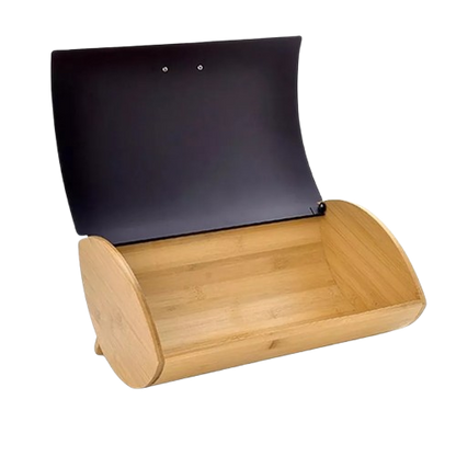 Porta Pão Bambu Metal Caravela