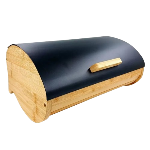 Porta Pão Bambu Metal Caravela