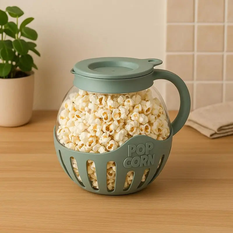 Pipoqueira de Vidro Premium Housee
