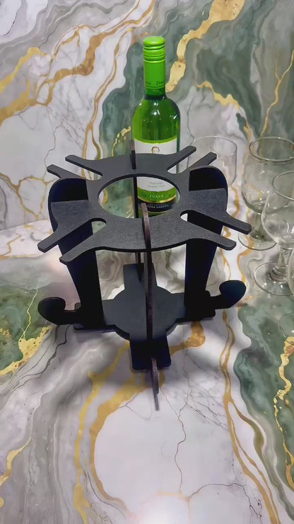 Adega Portátil para Vinho e Taças