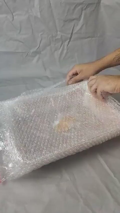 Cesto Vime Trançado Tampa Acrílico Housee