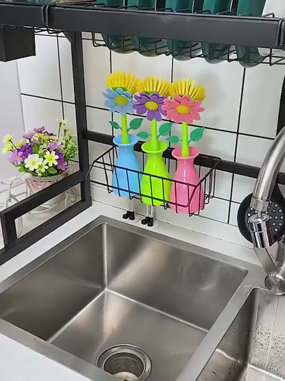 Escova Plástica Suporte Margarida