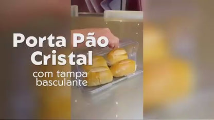 Porta Pão Cristal Articulado
