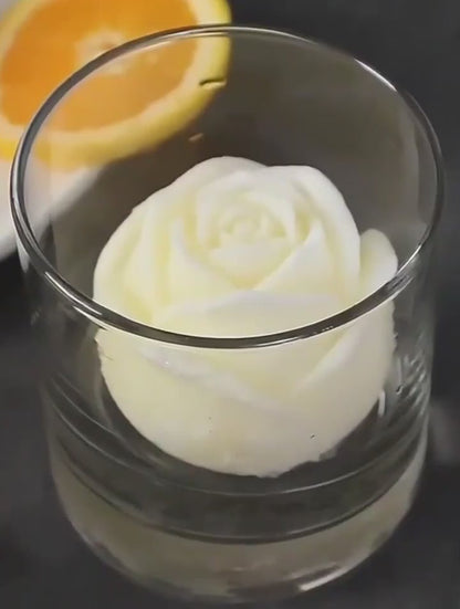 Molde Formato Rosa De Silicone 3D Para Gelo