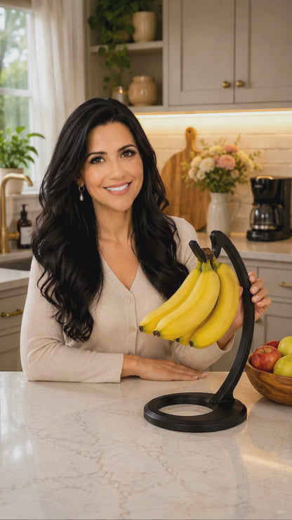 Suporte para Bananas Premium – Conservação Inteligente e Elegância para sua Cozinha