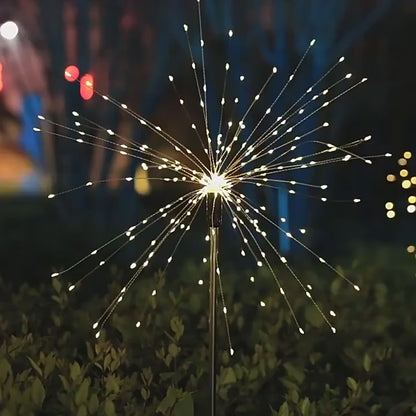 Luminária Led Solar Fogos de Artifício