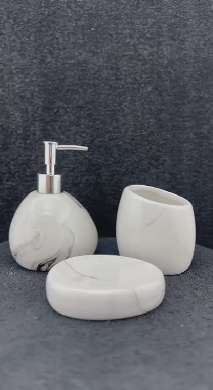 Trio Banheiro Lavabo Cerâmico