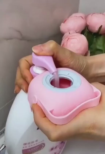 Esponja Dispenser de Silicone para Banho