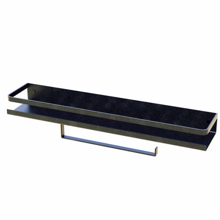 Porta Temperos de Parede em Aço Preto Fosco – 30cm ou 50cm