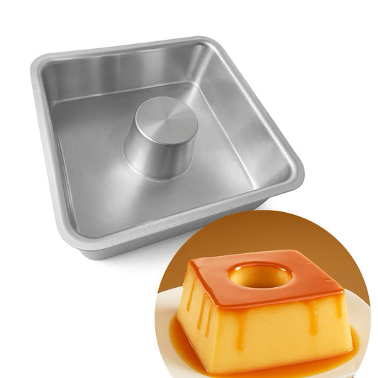 Forma Bolo Pudim Quadrada