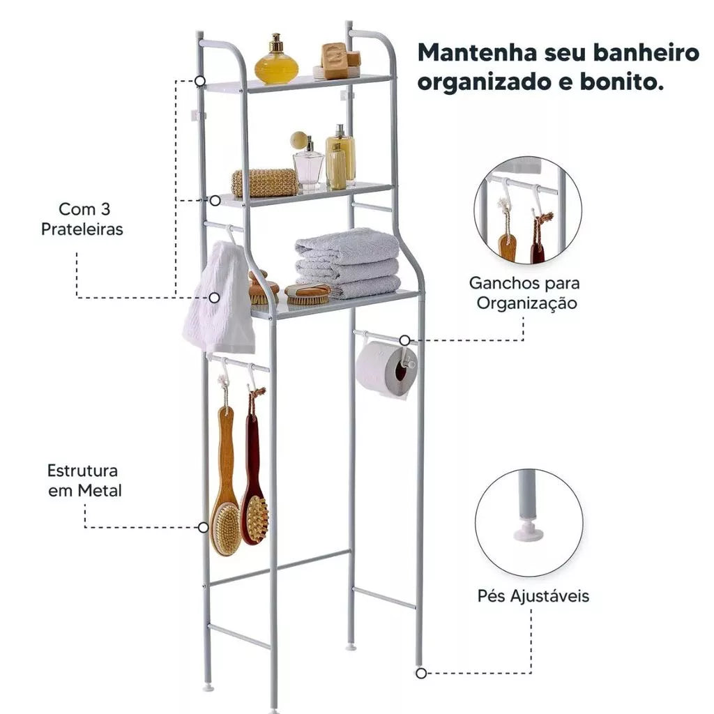 Rack Multiuso Aço Housee
